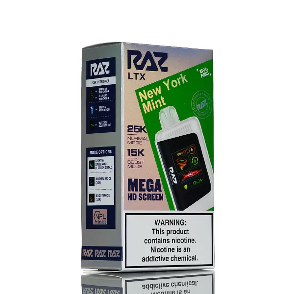 RAZ LTX DC25000 25K Disposable - 16mL - Ice Blue Dragon - Image 2