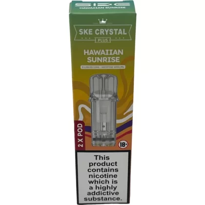 Crystal Plus Pods Hawaiian Sunrise Replaceable Pre-Filled 20mg (10pk)