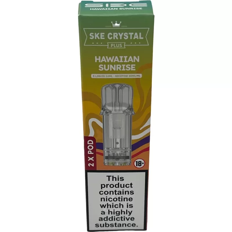 Crystal Plus Pods Hawaiian Sunrise Replaceable Pre-Filled 20mg (10pk)