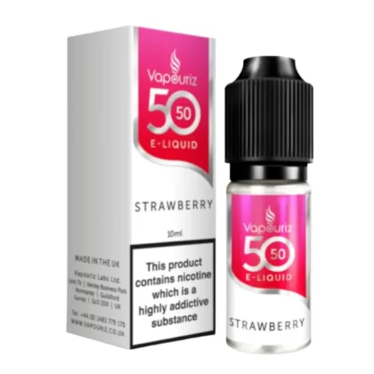 Strawberry E-Liquid 50/50 Series by Vapouriz (10ml) - 12mg