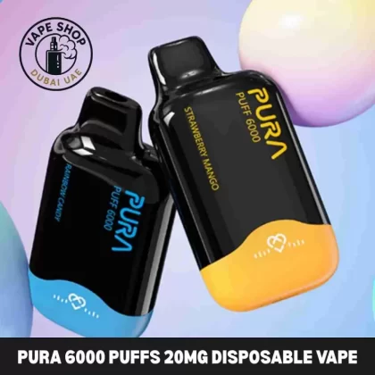 PURA 6000 Puffs 20MG Disposable Vape In Dubai