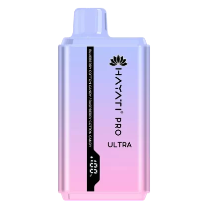 Hayati Pro Ultra 15000 Blueberry Cotton Candy / Raspberry Cotton Candy