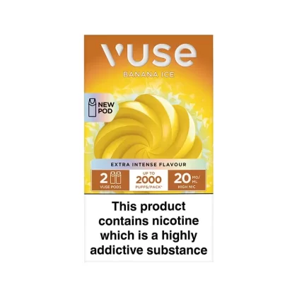 Vuse Extra Intense Banana Ice Pods (2 Pack) - Strength#20mg>10mg