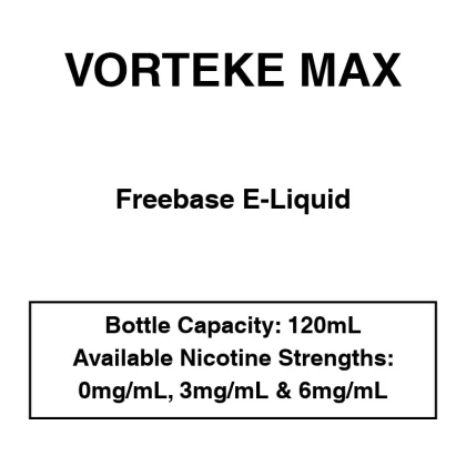 Vorteke Max – Freebase E-Liquid – 100mL - Banana, Grape; Vape Product, Vape Product (9F6434)