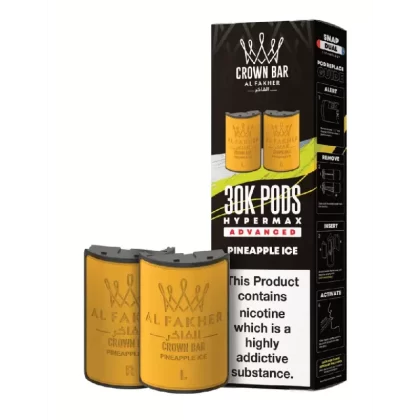 Al Fakher 30k Hypermax Prefilled Pods Pineapple Ice - Strength#20mg