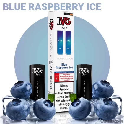 IVG AIR Pods – Blue Raspberry Ice (2er Pack) - IVG / 20mg/ml / 2ml / Nein