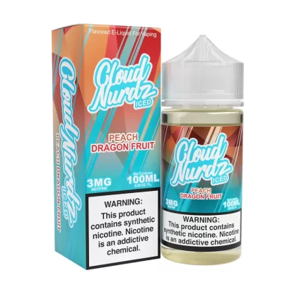 Cloud Nurdz - Peach Dragonfruit Iced 100ml
