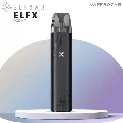 Elf Bar ELFX Pod Kit – Black - Pod Kit / Elf Bar / max. 30 Watt / 2ml / USB-C