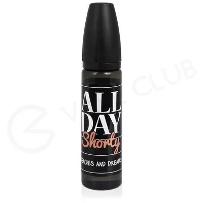 Peaches and Dreams Shortfill E-Liquid by All Day Shorty 50ml