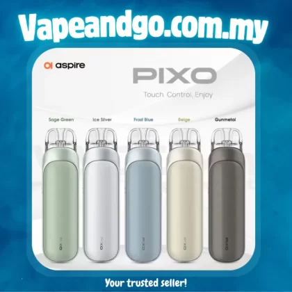 Aspire Pixo Pod Vape Kit & Cartridge Built-in 1100mAh battery - Vapeandgo Com My