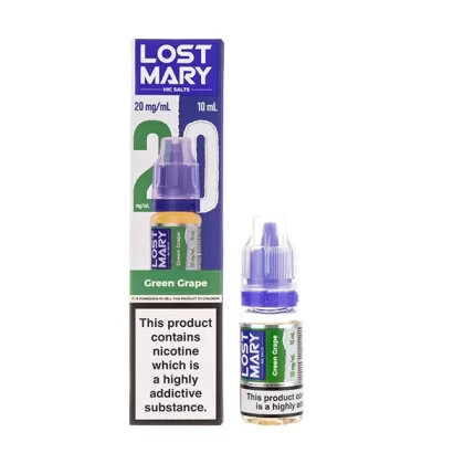 Green Grape Nic Salt E-Liquid by Lost Mary - 10mg