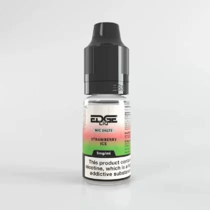Edge Liq Nic Salt E-Liquid Strawberry Ice - Nicotine Strength#20mg>10mg>5mg (D1AA79)