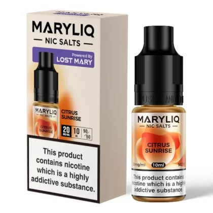 CITRUS SUNRISE NIC SALT E LIQUID BY MARYLIQ
