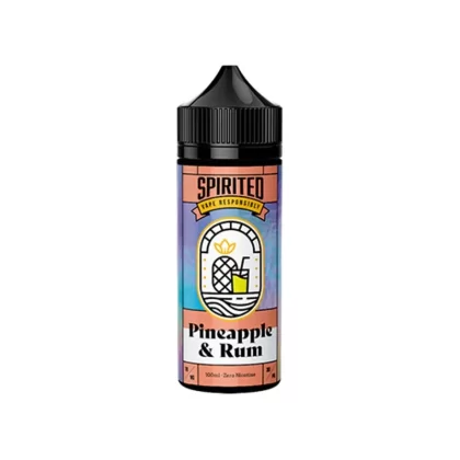 Fantasi Spirited Pineapple & Rum 100ml Shortfill E Liquid - Strength#0mg