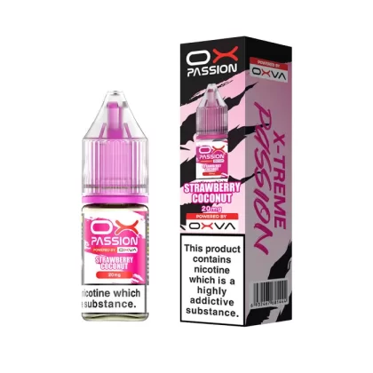 Strawberry Coconut 10ml Nic Salt E-Liquid by OXVA Ox Passion