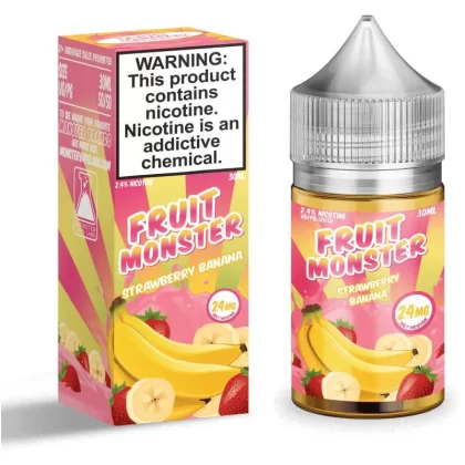Fruit Monster Salt Nic Premium E-Liquid 30ml - Strawberry Kiwi Pomegranate / 24mg