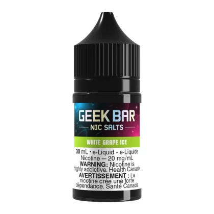 Geek Bar Salt Nic E-Liquid - White Grape Ice 30ml - 20mg/ml