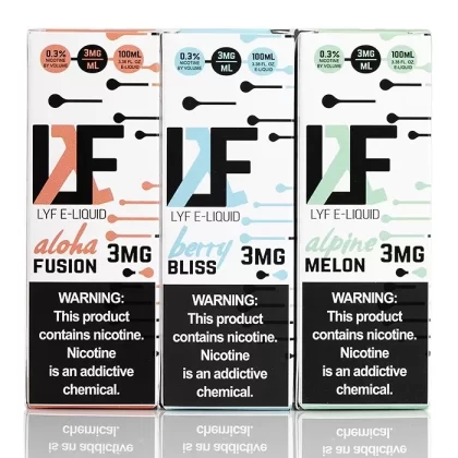 LYF E-Liquid Combo Pack – 3 Flavors – 300mL