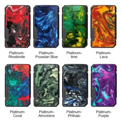 Voopoo Drag Mini Platinum TC Box Mod - 117W & 4400mAh - Platinum-Lime