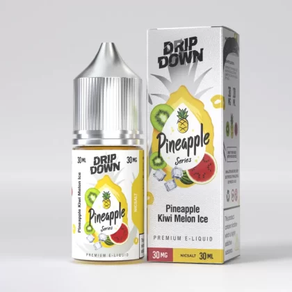 Drip Down Pineapple Series – Pineapple Kiwi Melon Ice 30ml (30/50 Mg) - Vapebar Pk