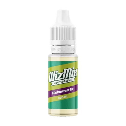 Wizmix Blackcurrant Ice - 10ml - 0mg - Vape Product (39DDCA)