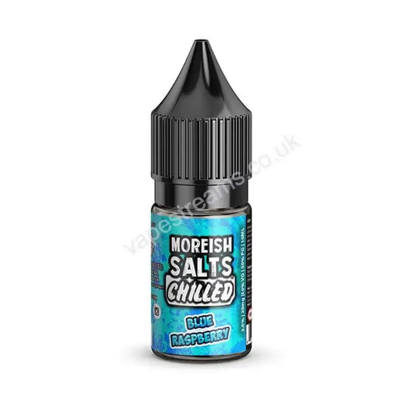 Blue Raspberry Chilled Nicotine Salt E-Liquid by Moreish Salts - Vapestreams Co