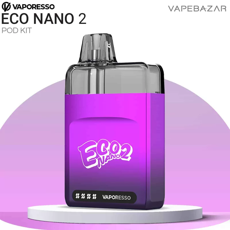 Vaporesso Eco Nano 2 – Mistic Purple - Pod Kit; 1000 mAh