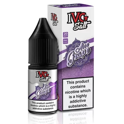 IVG Aloe Grape Nic Salt E-Liquid - 10mg