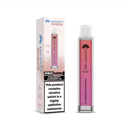 Hayati Pro Mini Strawberry Raspberry Ice Disposable Vape