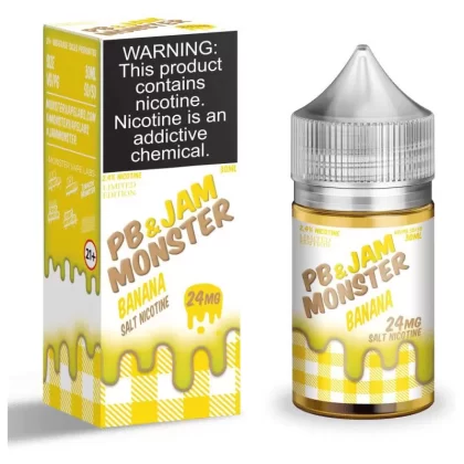 PB & Jam Monster Salt Nic Premium E-Liquid 30ml - Strawberry / 24mg