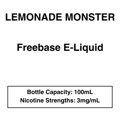 Lemonade Monster – Freebase E-liquid – 100mL