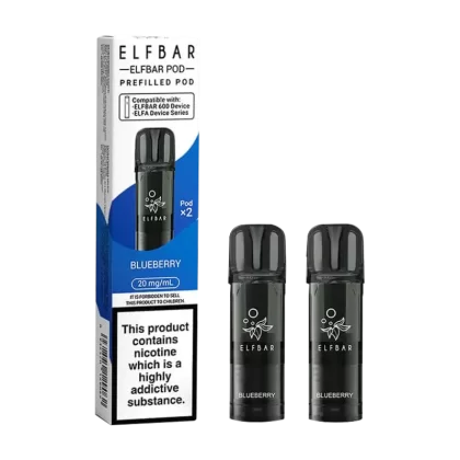 Blueberry Elfbar 600 Pods - Vapeshop Co