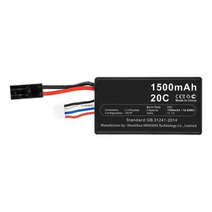 Batteries N Accessories BNA-WB-P16974 Quadcopter Drone Battery – Li-Pol, 11.1V, 1500mAh, Ultra High Capacity – Replacement for Parrot AR.Drone 2.0 Battery
