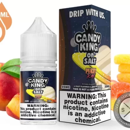 Peachy Rings Candy King On Salt 30ml - Vape Product, Vape Product