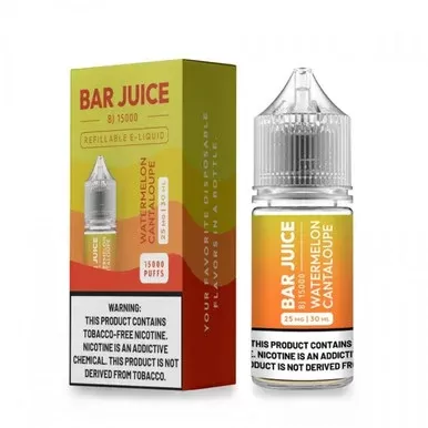 Watermelon Cantaloupe by Bar Juice BJ15000 Salts 30mL - Nicotine Level#25mg>50mg