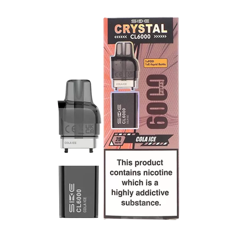 Cola Ice SKE Crystal CL6000 Pods - 20mg - Vape Product