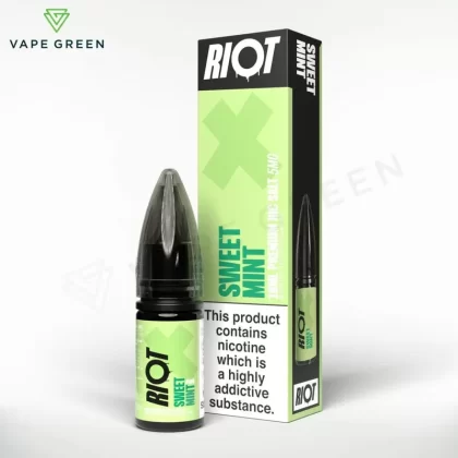 Sweet Mint Nic Salt E-Liquid by Riot X - Eliquidsupply