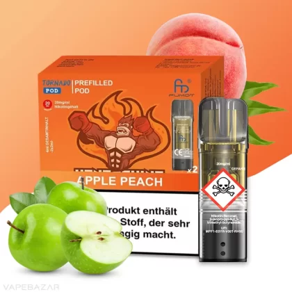 RandM Tornado Pods – Apple Peach (2er Pack) - RandM / Pfirsich / Apfel / ca. 1200 / 20mg/ml