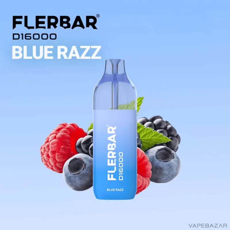 Flerbar D16000 Set – Blue Razz