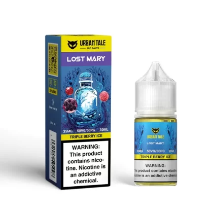 Urban Tale x Lost Mary - Triple Berry Ice - Nic Salt 30ML E-Liquid - 50MG