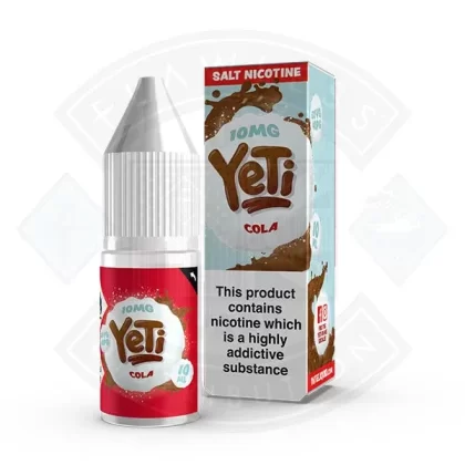 Yeti Salt – Cola 10ml E Liquid - Strength#20mg