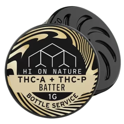 Hi On Nature 1g DAB BATTER – THC-A + THC-P – BOTTLE SERVICE
