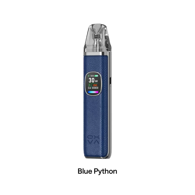 Oxva Xlim Pro 2 Pod Vape Kit - Blue Python, Coral Pink - Image 3