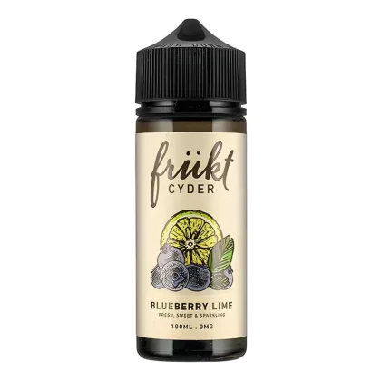 Frukt Cyder Blueberry Lime Vape Juice 100ml - Add Nic Shot#0 Nic Shots>1 x 18mg Nic Shot>2 x 18mg Nic Shots