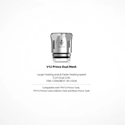 Smoktech TFV12 Prince Doble Malla 0.2 ohm (3 pzas)