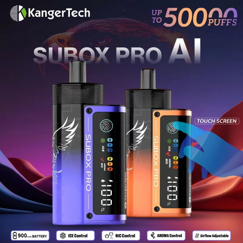 Kanger Subox Pro AI 50K 50000 Puffs Disposable Kit - Sour Apple / 50mg / 1pc / US-1 Warehouse - Image 3