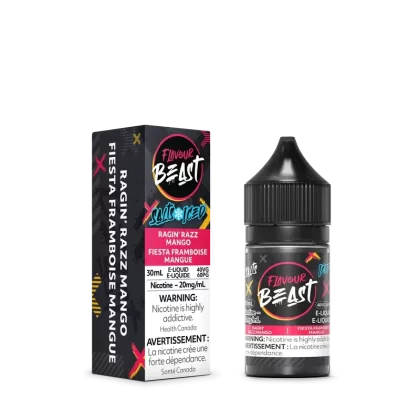 Flavour Beast E-liquid – Ragin’ Razz Mango Iced