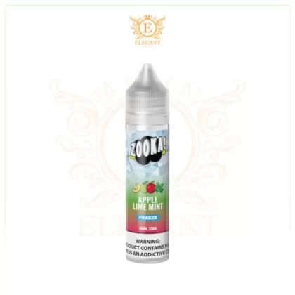 ZOOKA MTL APPLE LIME MINT FREEZE 60ML ELIQUID