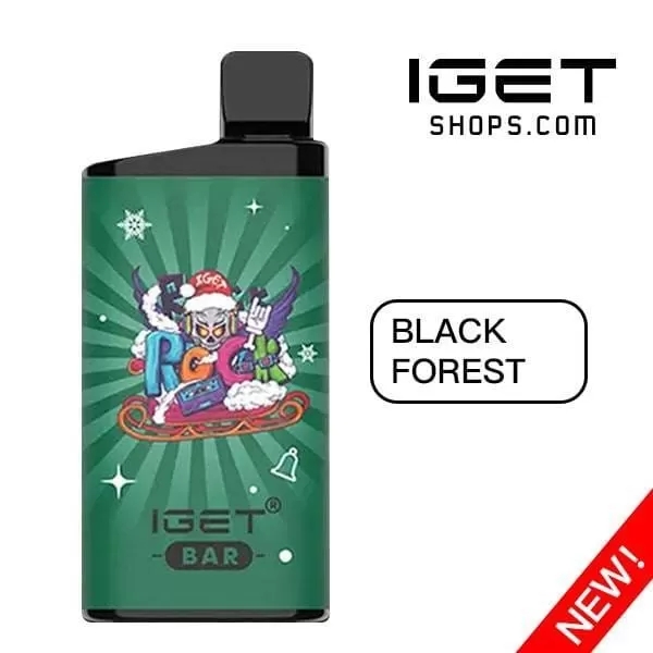 IGET Bar 3500 Puffs Black Forest - Ozvapeone (801E20)