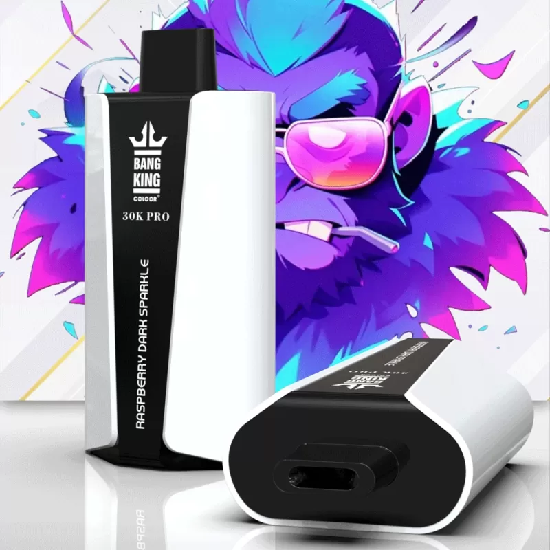 Bang King 30K Pro – 30K Puffs 36ml 0-5% Nicotine Disposable Vape Wholesale Price - 30000 puffs; Vape Product, Vape Product; Blueberry Cranberry Cherry, Blueberry Ice